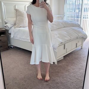 Amanda Uprichard Evalina Ivory dress in Size Medium